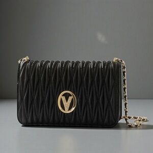 Valentino Orlandi Woven Textured Crossbody Bag